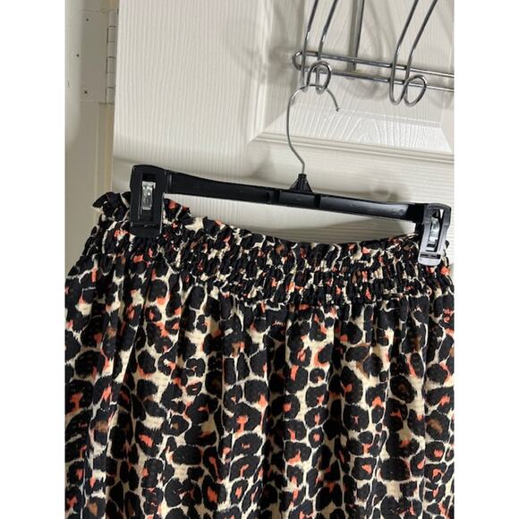Who What Wear Women's Animal Print Tank/Skirt Set Outfit Black NEW ~ Size M/L - Picture 10 of 12